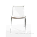 Modern Italian Design bi-color PP Plastic Dining Chairs